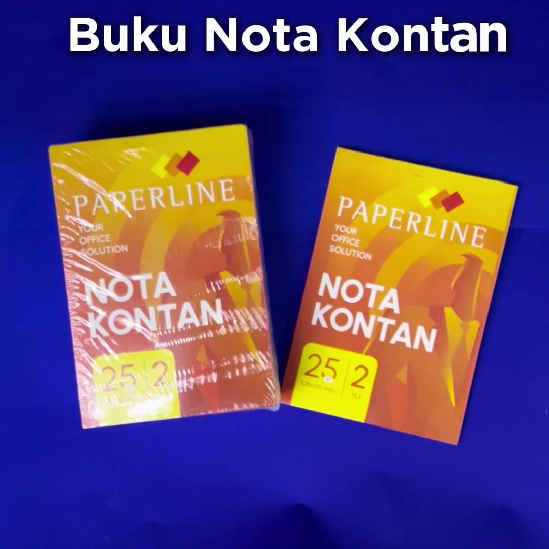 Video review Buku Nota Kontan Kecil Paperline 1 Rangkap
