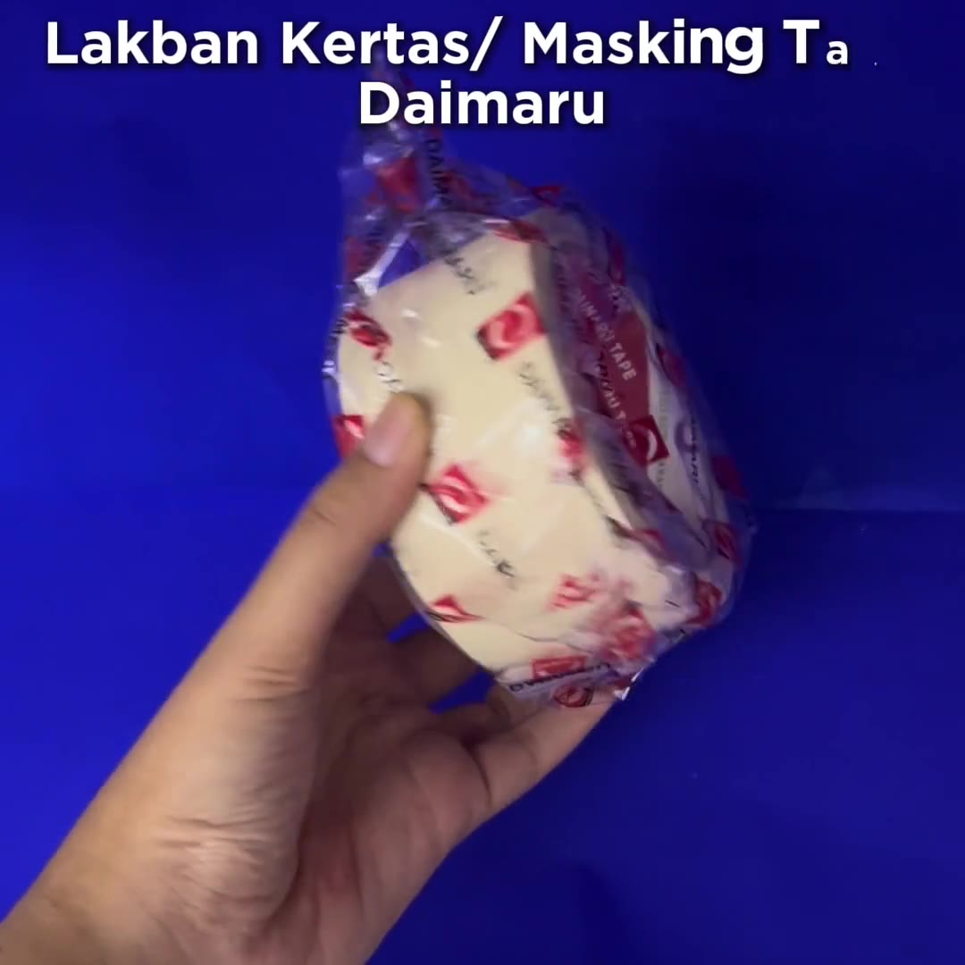 Video review Lakban Kertas Daimaru / Masking Tape Daimaru 48mm / 2inchi