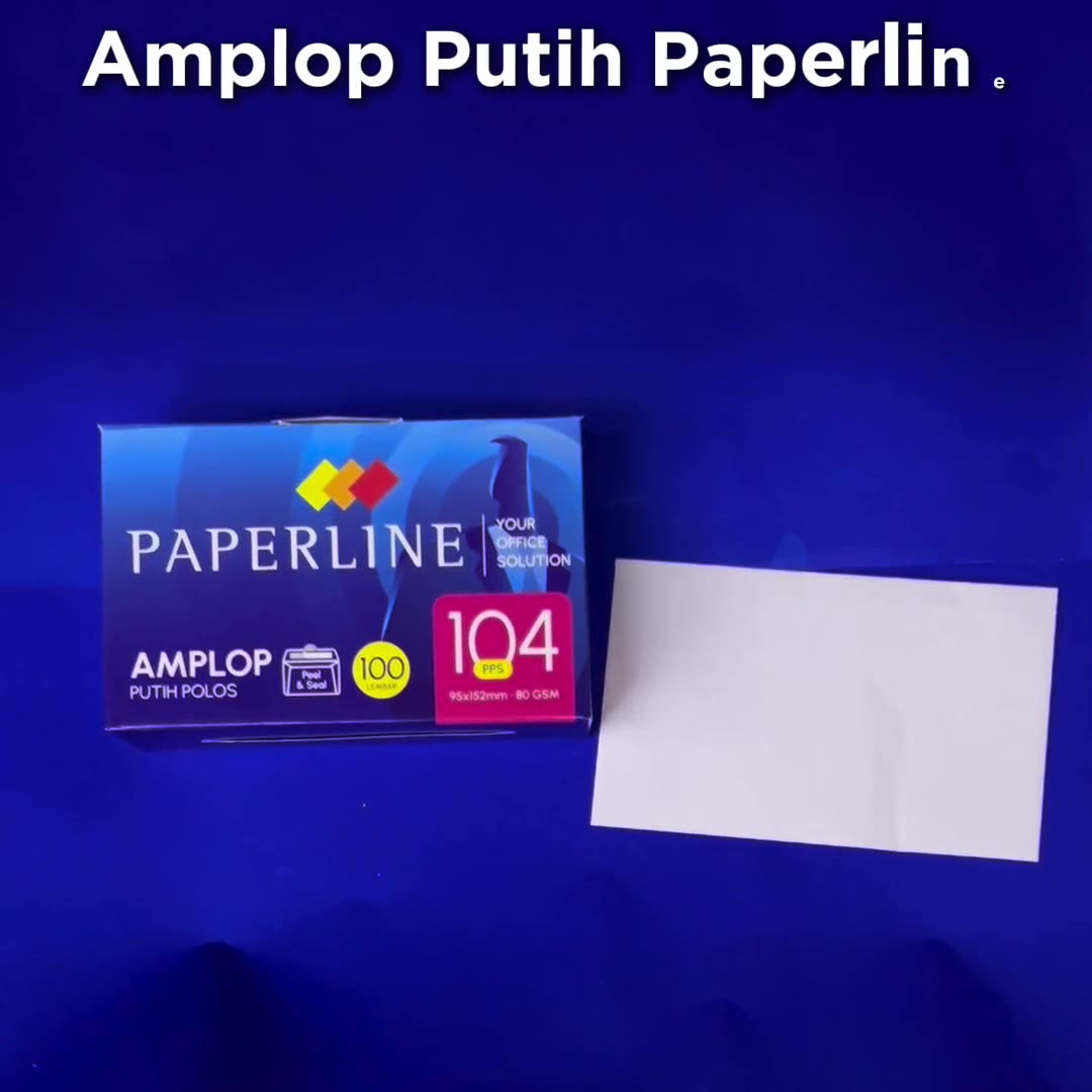 Video review Amplop Putih Paperline No. 104 / Amplop Surat Paperline