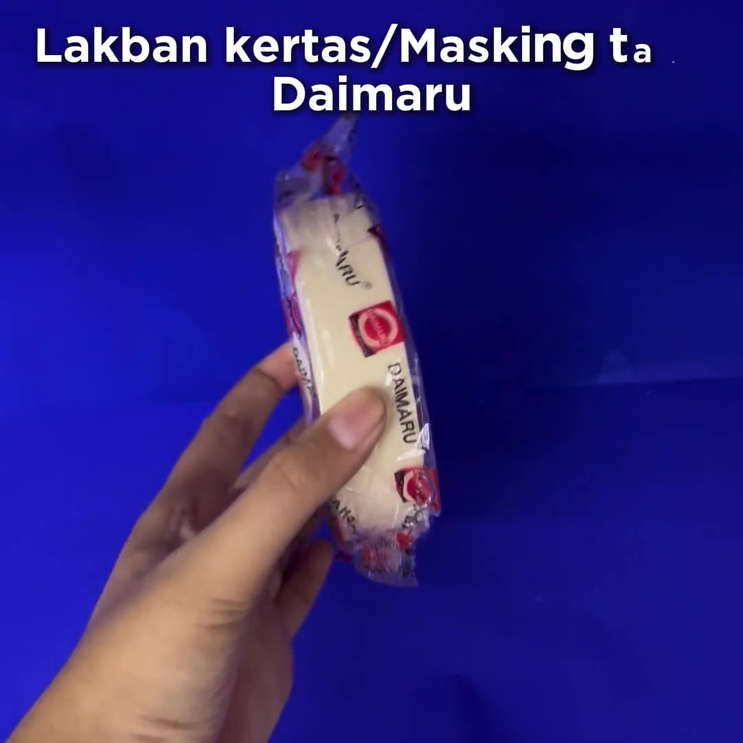 Video review Lakban Kertas Daimaru / Masking Tape Daimaru 24mm / 1inchi