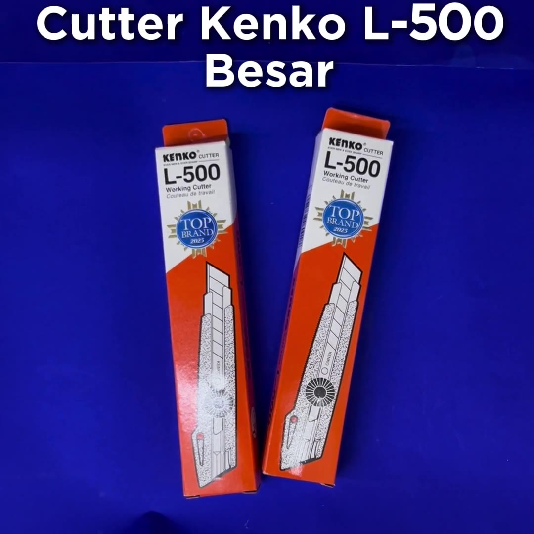 Video review Cutter Kenko Besar / Pisau Pemotong Kenko L500 Ukuran Besar