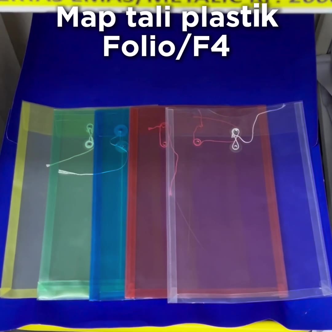 Video review Map Tali Plastik Folio F4