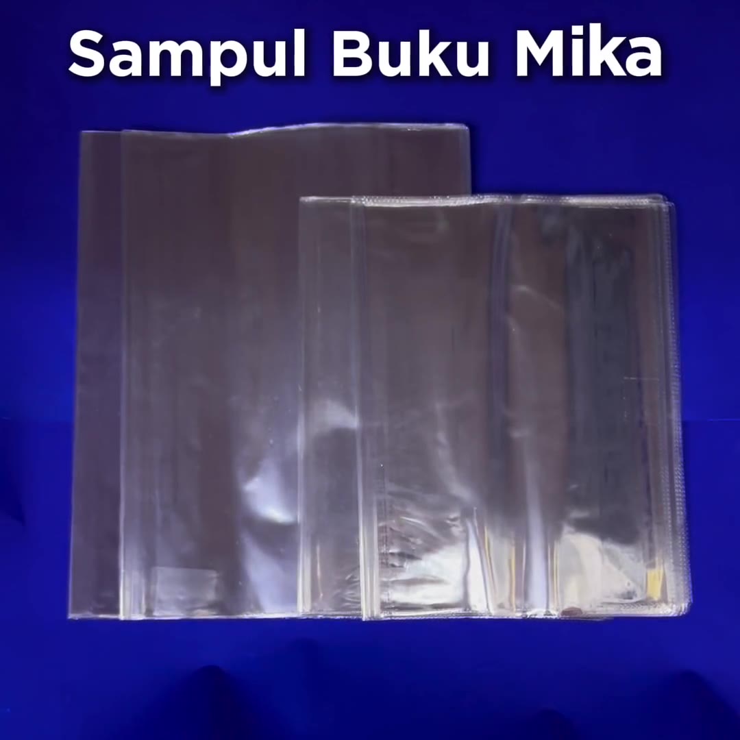 Video review Sampul Buku Mika Plastik Isi 10 Lembar / Sampul Mika / Sampul Plastik