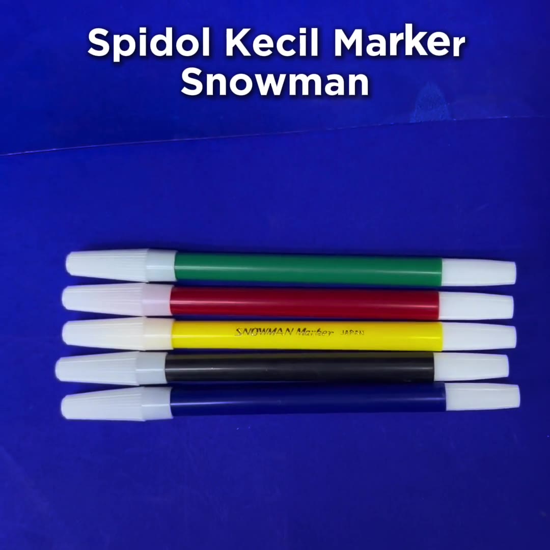 Video review Spidol Kecil Marker Snowman Signpen Spidol Warna Hitam, Biru, Merah, Hijau