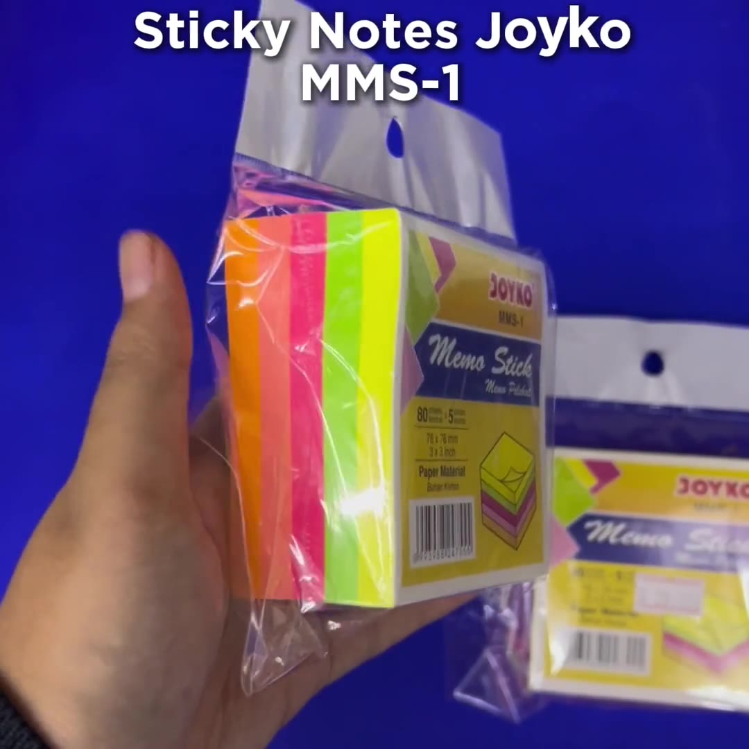 Video review Sticky Note Memo Stick Post It Joyko MMS-1