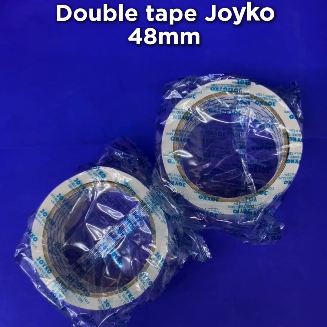 Video review Perekat Double Tape Joyko Lebar 48mm x 15 Yard / Double Side Tape
