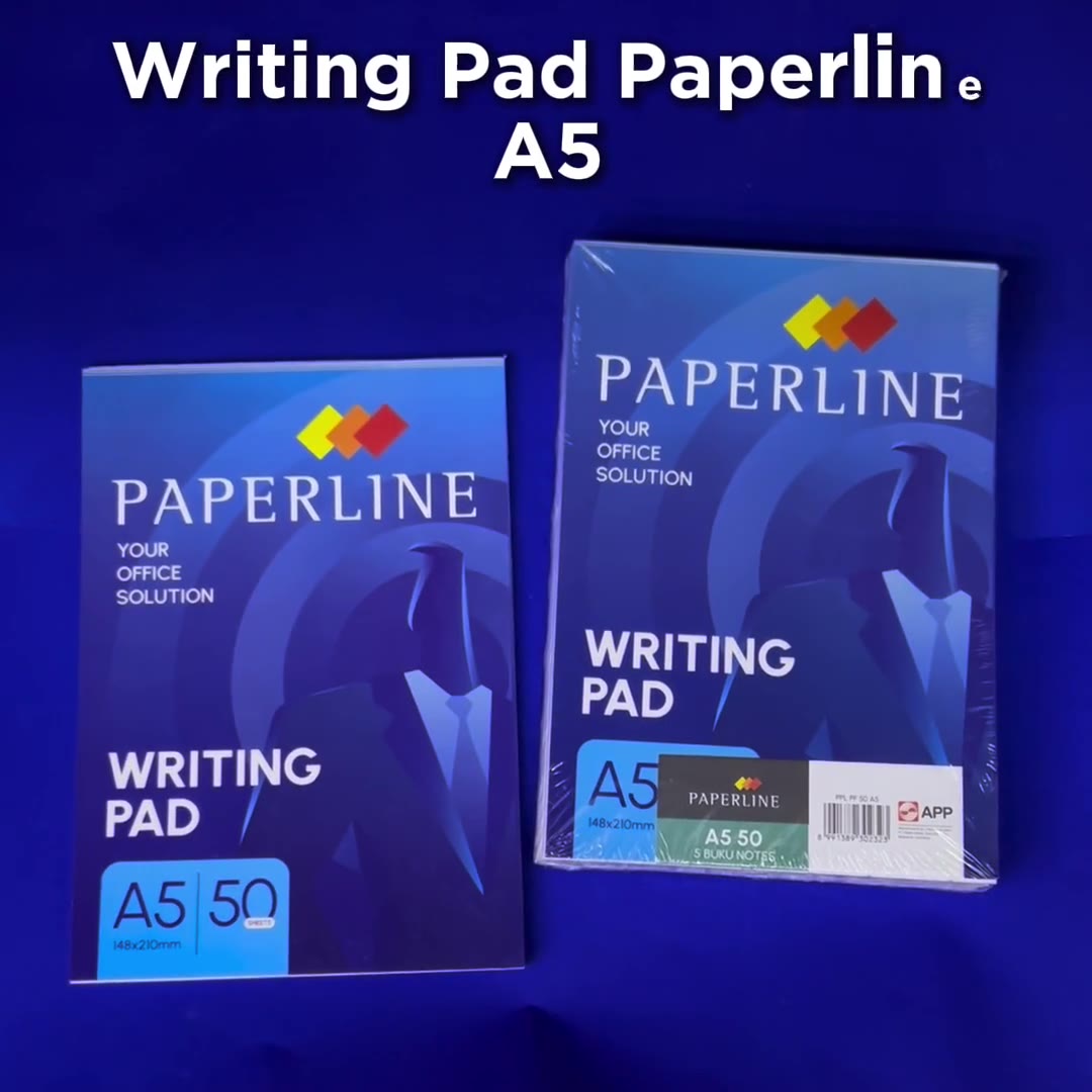 Video review Block Note / Writing Pad Paperline A5 [50 Lembar] / Notebook Memo / Agenda