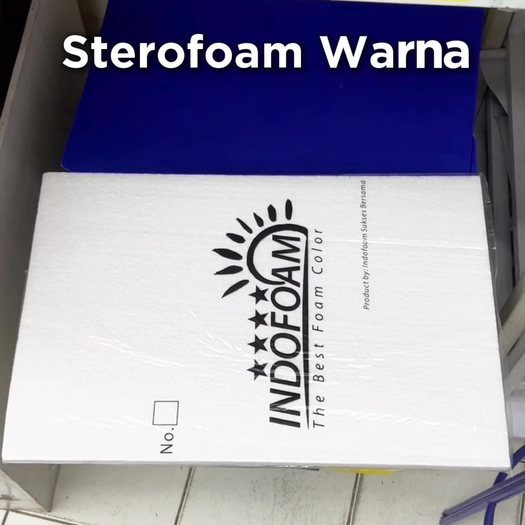 Video review Sterofoam Warna / Busa Warna / Gabus Styrofoam