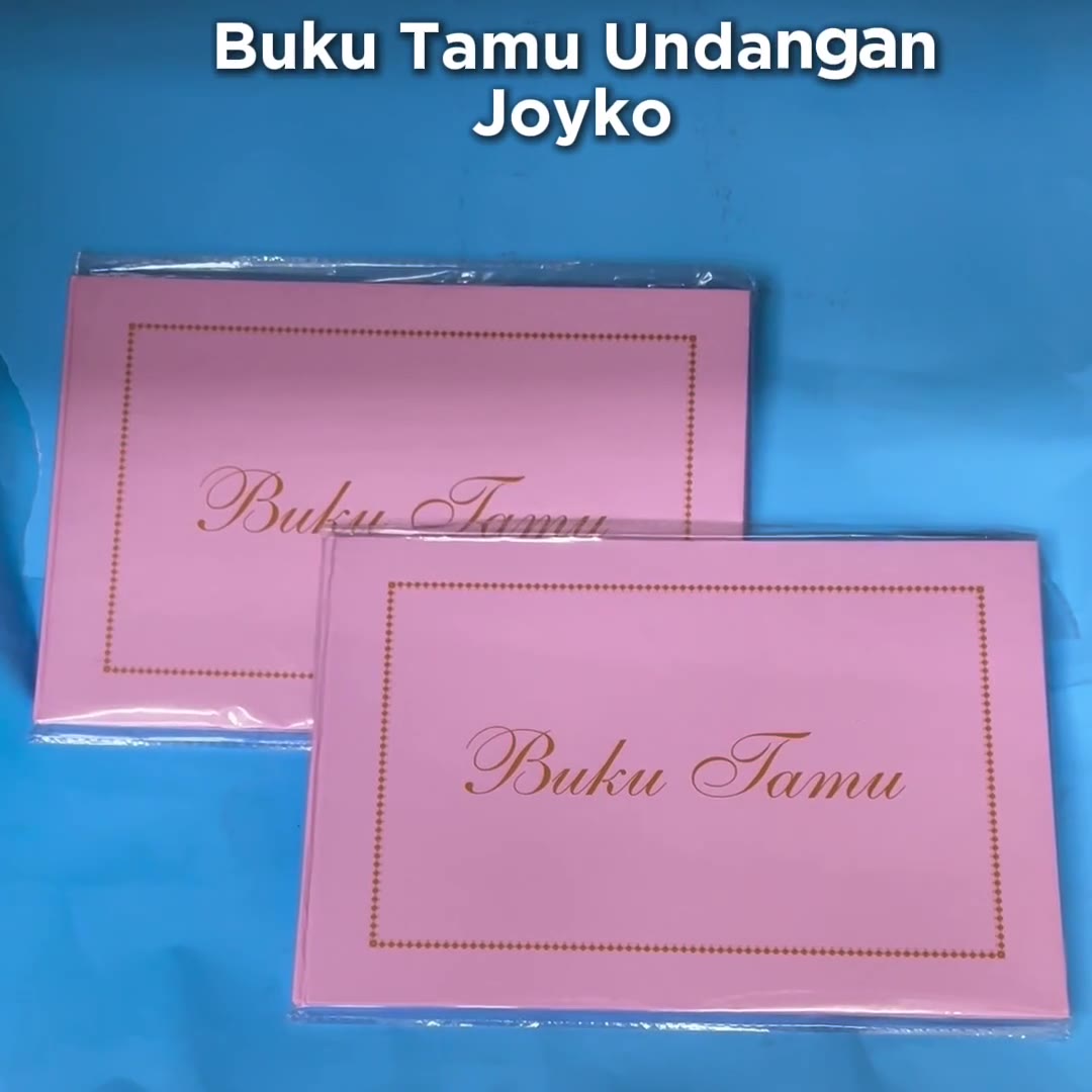 Video review Buku Tamu Undangan GB-2030-5 Pink Joyko / Guest Book