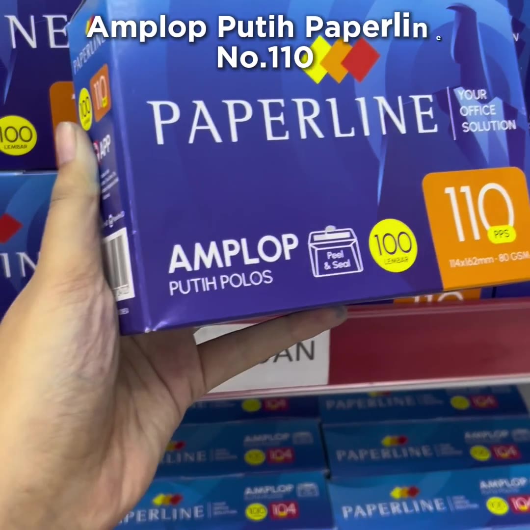 Video review Amplop Putih Paperline No. 110 / Amplop Surat Paperline