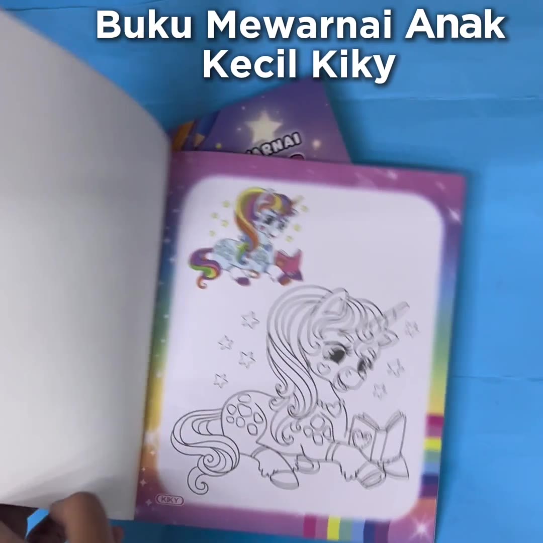 Video review Buku Mewarnai Anak Kiky Kecil / Coloring Book