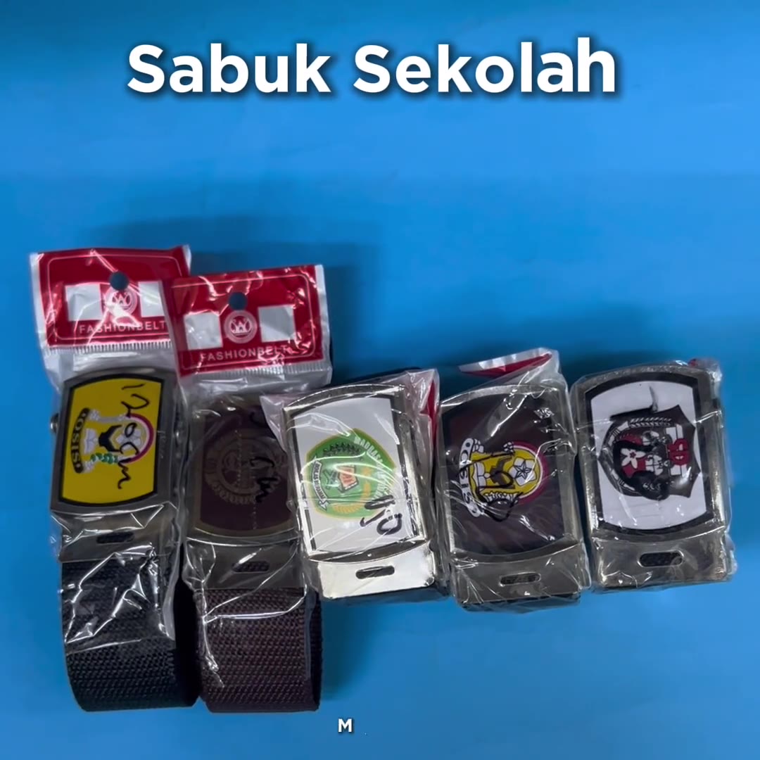 Video review Sabuk Sekolah / Sabuk Pramuka / Gesper