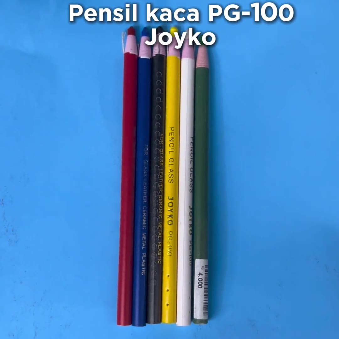 Video review Pensil Kaca PG-100 Joyko / Glass Pencil PG100