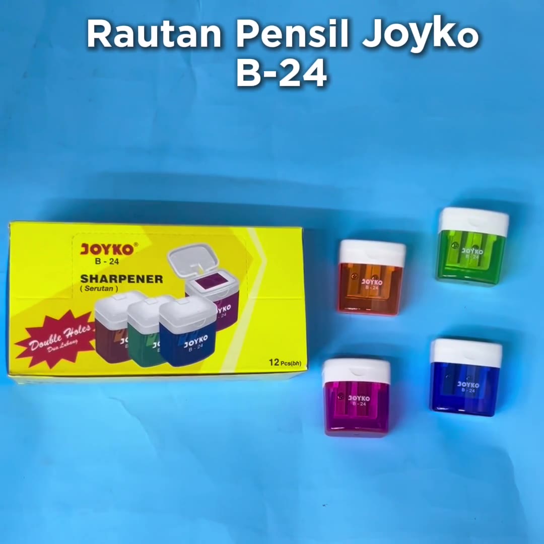 Video review Rautan Pensil / Serutan Pensil Joyko B24 / Pencil Sharpener