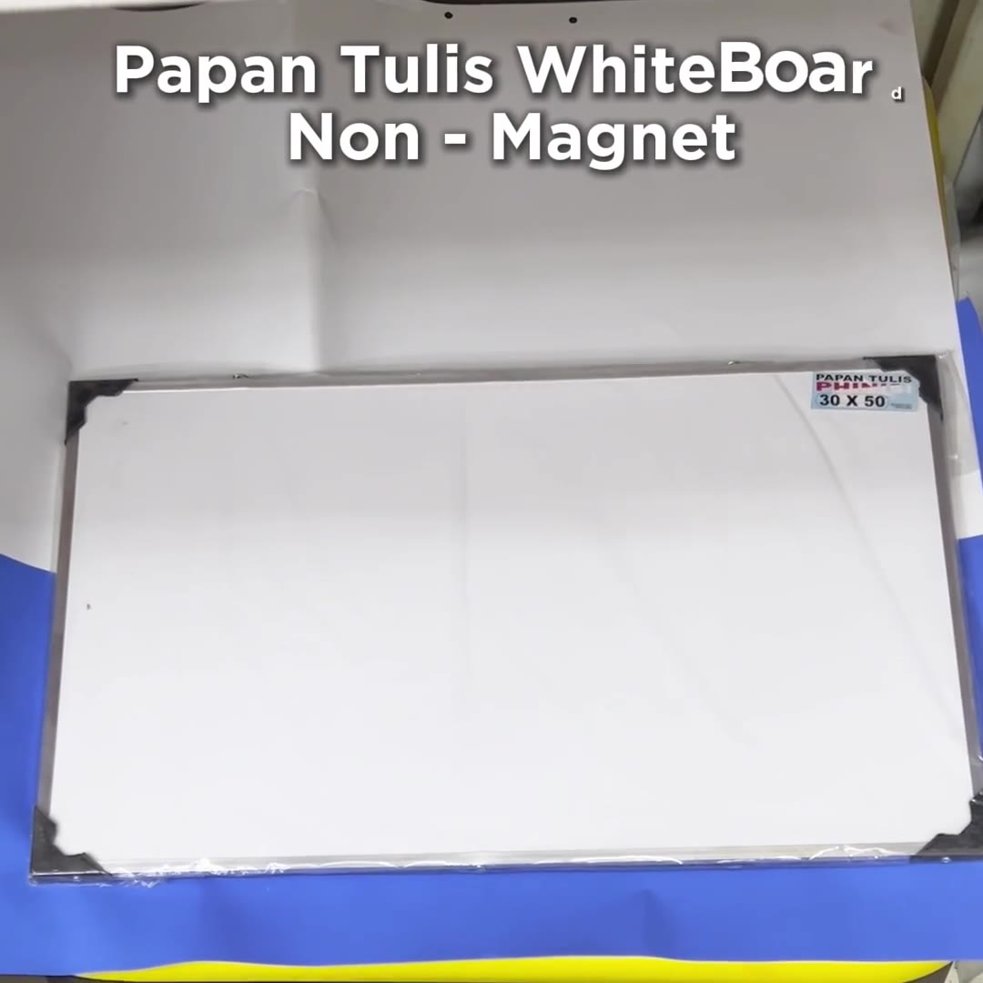 Video review Papan Tulis White Board / Non Magnet