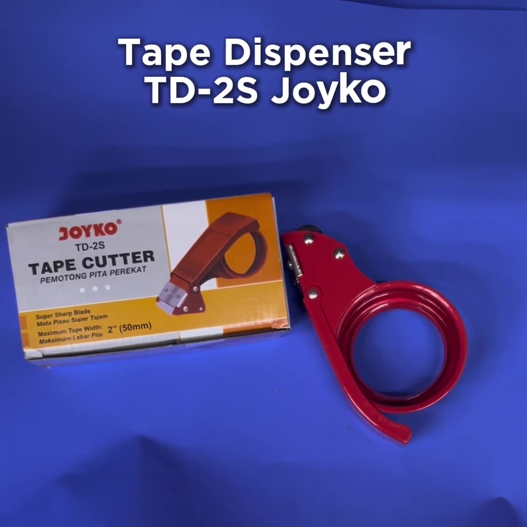 Video review Pemotong Lakban / Tape Dispenser TD-2S Joyko / Tape Cutter