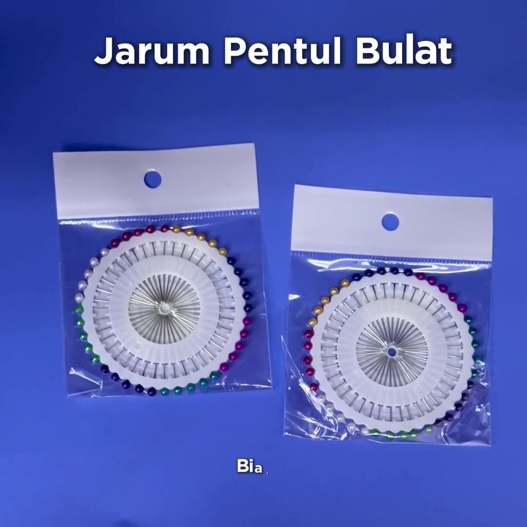 Video review Jarum Pentul 1.5Inch Jarum Pentul Bulat Piring