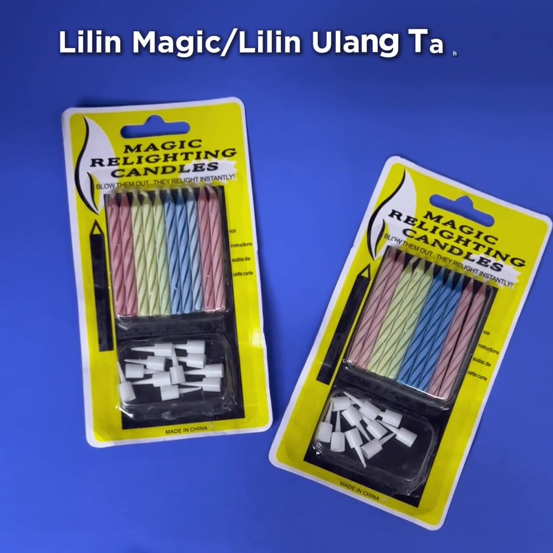 Video review Lilin Magic / Lilin Ulang Tahun / Lilin Kue