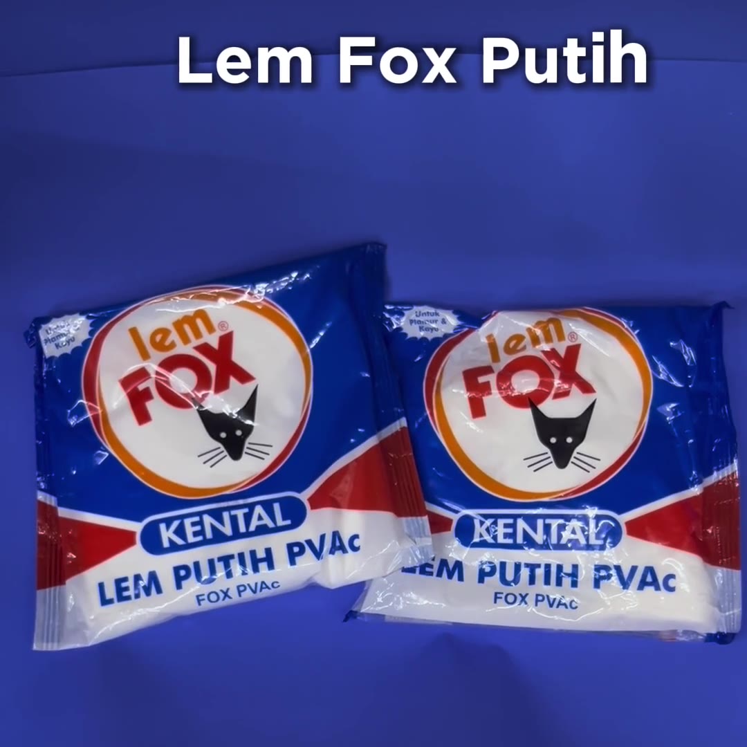 Video review Lem Fox Putih 350gr Refill / Lem Serbaguna Fox Bantal
