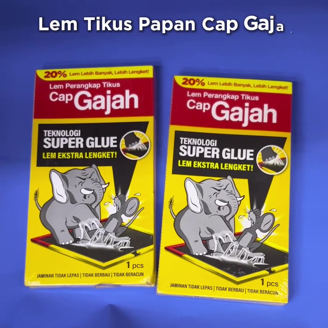 Video review Lem Tikus Papan Cap Gajah / Perangkap Tikus