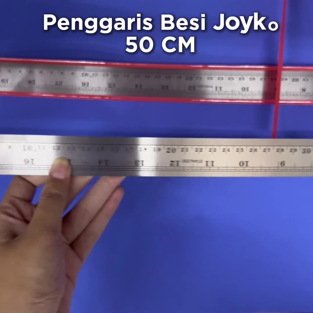Video review Penggaris Besi Panjang 50cm / Penggaris Stainless Joyko RL-ST50