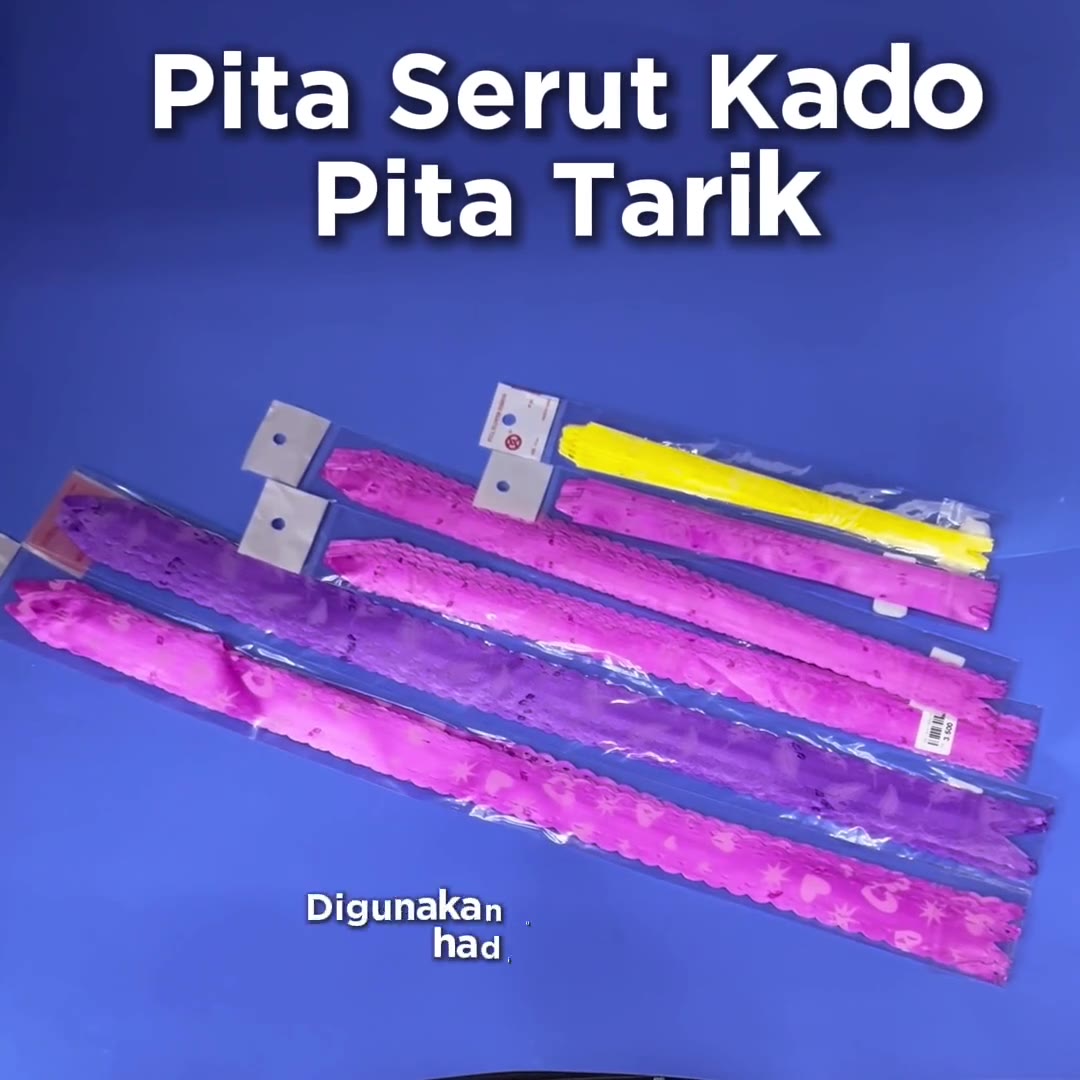 Video review Pita Serut Kado / Pita Tarik / Pita Parsel