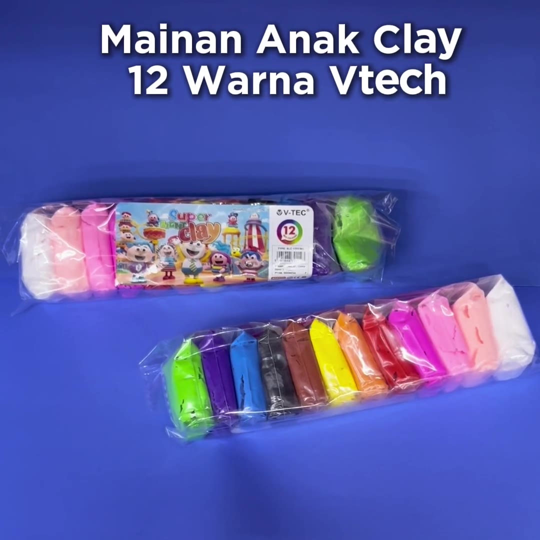 Video review Mainan Anak Clay 12 Warna Vtec