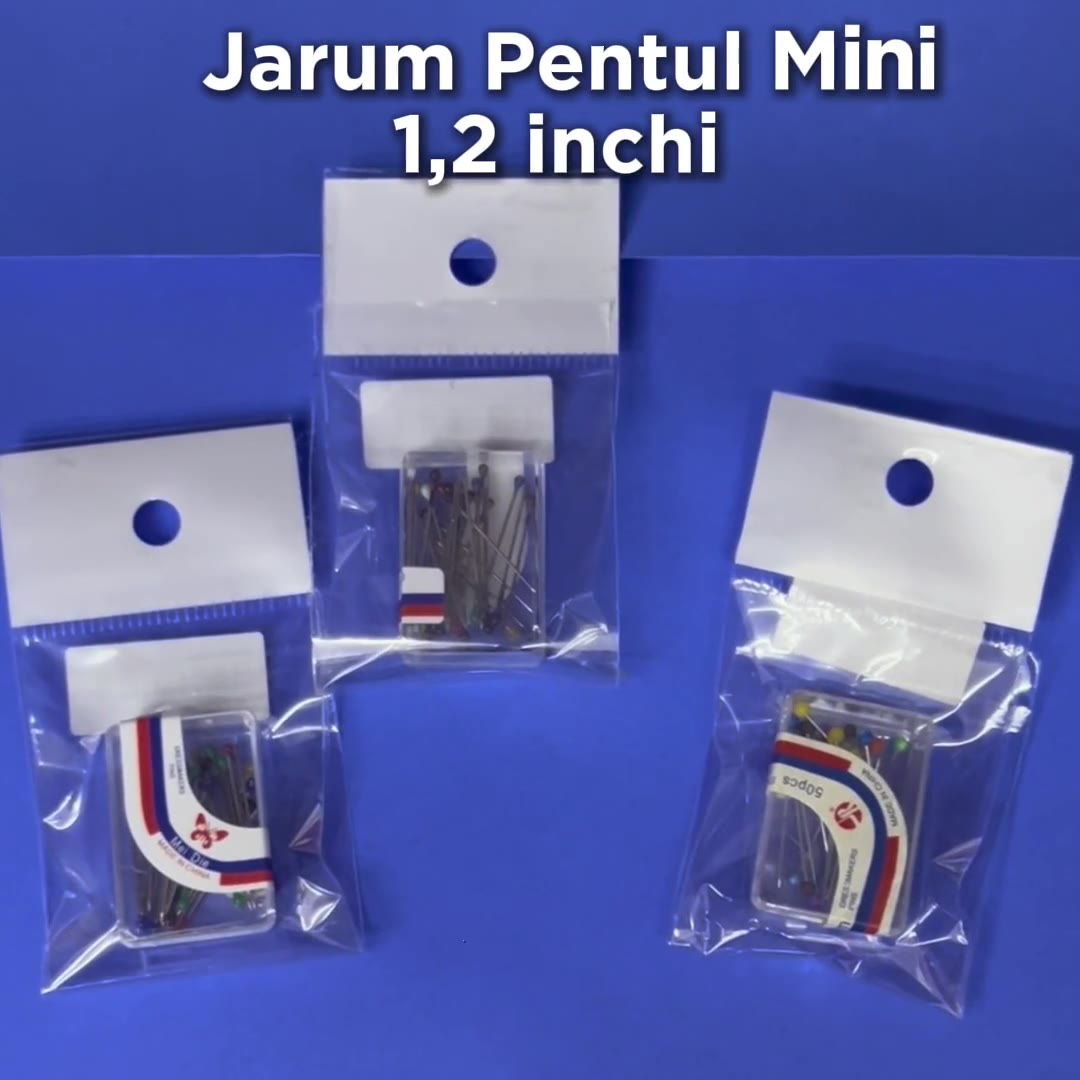 Video review Jarum Pentul Mini 1/2Inch Jarum Pentul Bulat